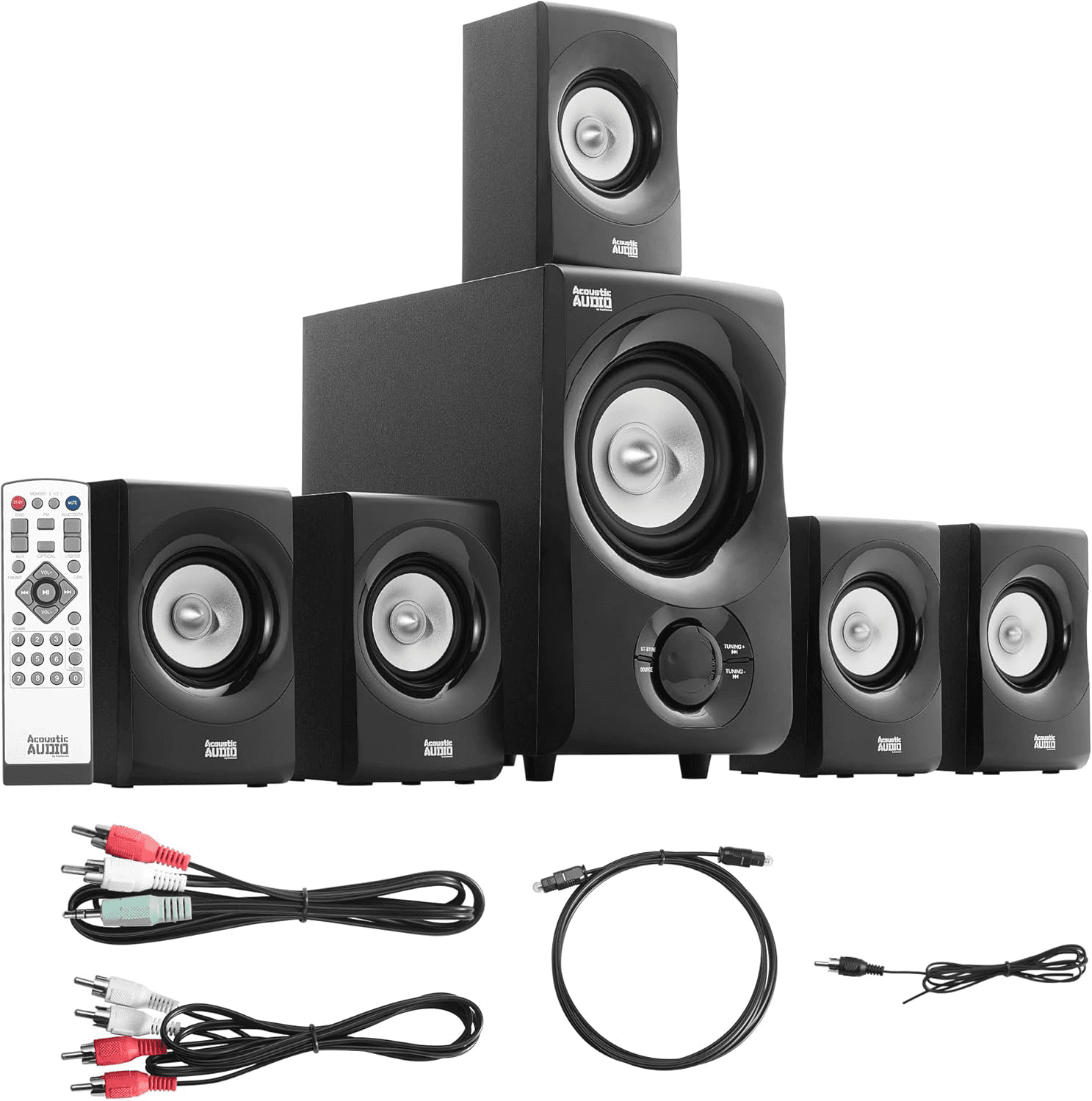 Acoustic Audio AA5171 5.1 Surround Sound Bluetooth Home Entertainment System